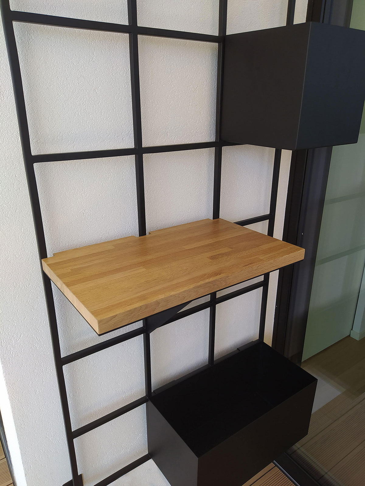 umberto_mauri_terrazzo_griglia_green_wood_outdoor_via_quadrio_milano_2000-a